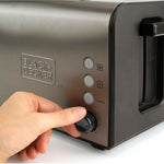 Toaster Black & Decker BXTO900E Edelstahl 900 W