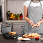 Sandwichmaker Black & Decker BXSA752E Schwarz 750 W