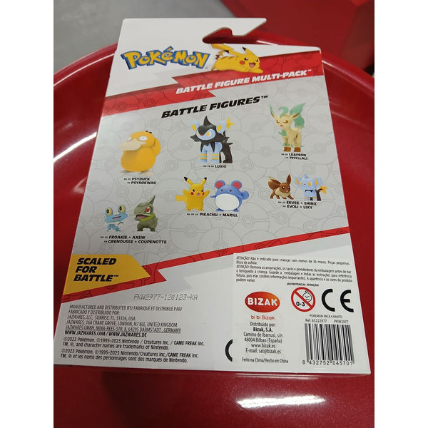 Figur Pokémon Kanto 5 cm 4 Stücke