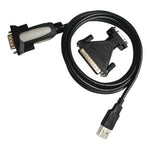 USB-zu-RS232-Adapter NANOCABLE 10.03.0002 Schwarz 1,8 m