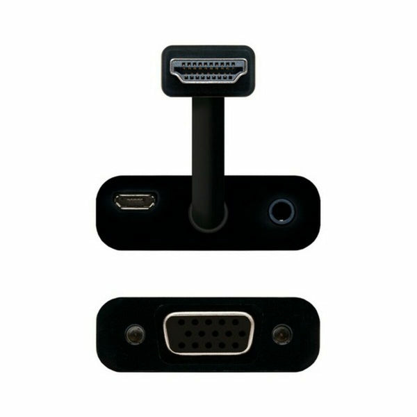 HDMI-zu-SVGA-Adapter mit Audio NANOCABLE 10.16.2001-BK