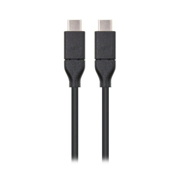 USB-C 3.1 Kabel NANOCABLE 10.01.4101 Schwarz (1 m)
