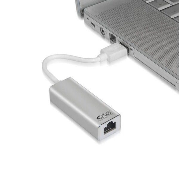 USB-C -zu-Red RJ45-Adapter NANOCABLE USB 3.0/RJ-45, 0.15m