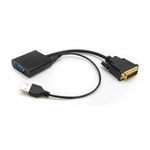 DVI-zu-VGA-Adapter NANOCABLE 10.16.2008-BK Schwarz