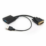 DVI-zu-VGA-Adapter NANOCABLE 10.16.2008-BK