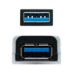 Verlängerungskabel mit USB NANOCABLE 10.01.031 Schwarz