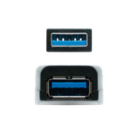 Verlängerungskabel mit USB TooQ 10.01.0313 Schwarz 15 m 5 Gbps