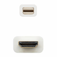 Mini DisplayPort-zu-HDMI-Adapter NANOCABLE 10.15.4002 Weiß 2 m