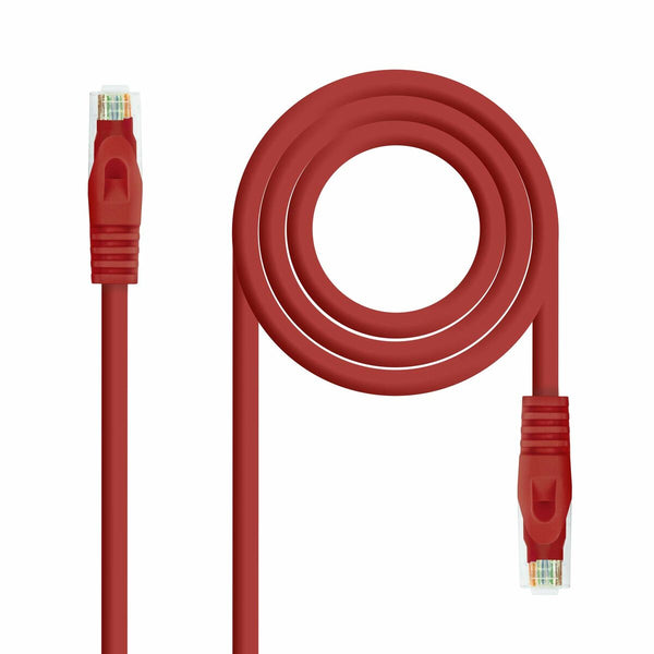 CAT 6a UTP Kabel NANOCABLE 10.20.1800-R Rot Grau 5 m