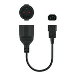 Netzkabel C14 auf Schuko NANOCABLE 10.22.0901