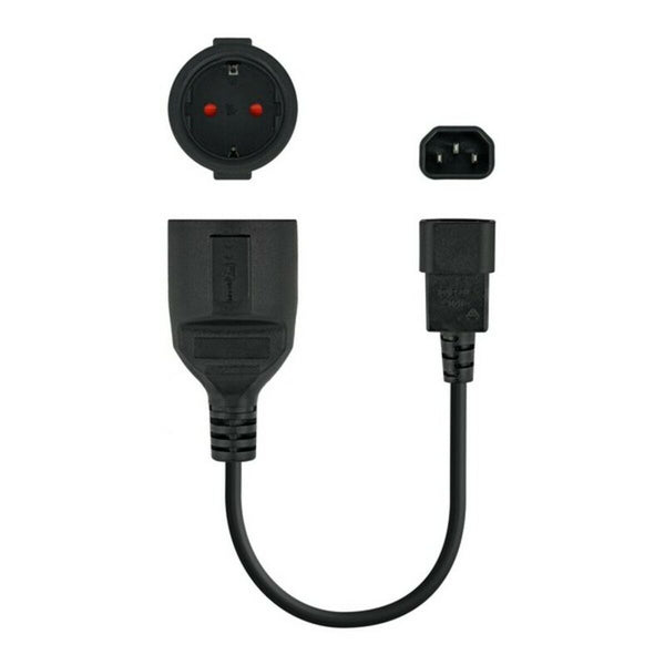 Netzkabel C14 auf Schuko NANOCABLE 10.22.0901
