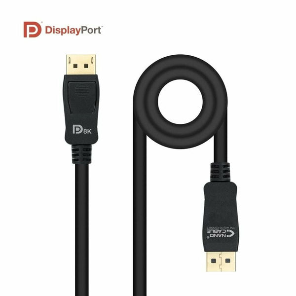 DisplayPort-Kabel NANOCABLE 10.15.2501 Schwarz 1 m