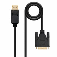 Adapter DisplayPort auf DVI NANOCABLE 10.15.4501 1 m Schwarz