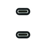 USB-C-Kabel NANOCABLE 10.01.4100 Schwarz 50 cm (1 Stück)
