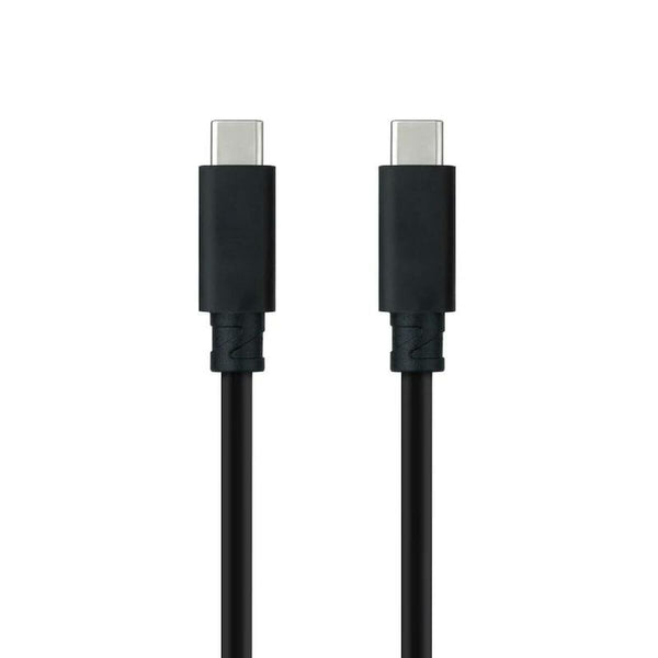 USB-C-Kabel NANOCABLE 10.01.4102 Schwarz 2 m
