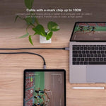 USB-C-Kabel NANOCABLE 10.01.4101-L150-COMB grün 1,5 m (1 Stück)