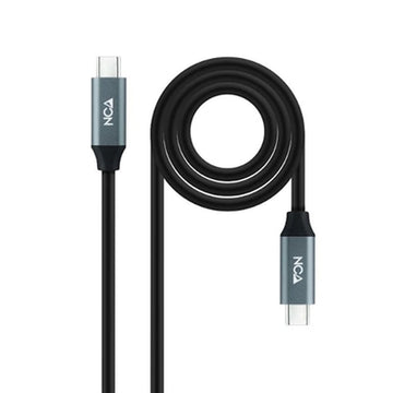 USB-C-Kabel NANOCABLE 10.01.4300 50 cm Schwarz