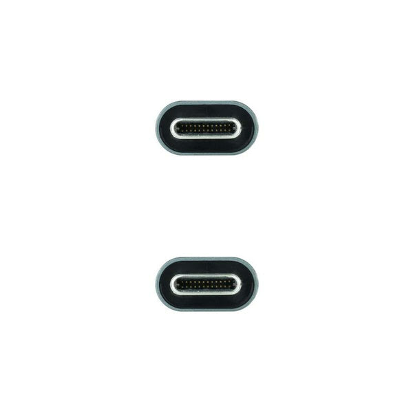 USB-C-Kabel NANOCABLE 10.01.4300 50 cm Schwarz