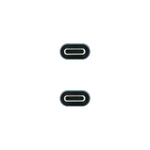 USB-C-Kabel NANOCABLE 10.01.4302 Schwarz 2 m (1 Stück)