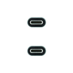 USB-C-Kabel NANOCABLE 10.01.4301-L150 Schwarz 1,5 m 4K Ultra HD (1 Stück)