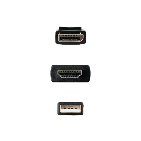 DisplayPort-Kabel zu HDMI NANOCABLE 10.15.4352 Schwarz 1,8 m 4K Ultra HD