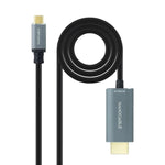 USB-C zu HDMI-Kabel NANOCABLE 10.15.5162 1,8 m Schwarz 8K Ultra HD
