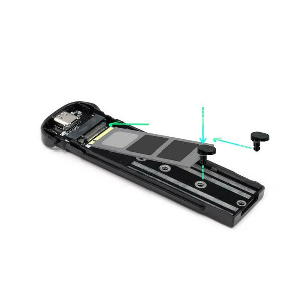 Externe Box TooQ TQE-2202S Silberfarben Stahl