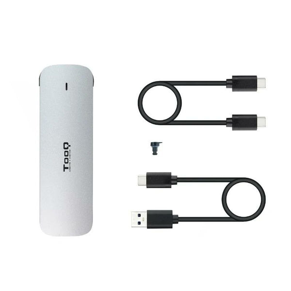 Externe Box TooQ TQE-2202S Silberfarben Stahl