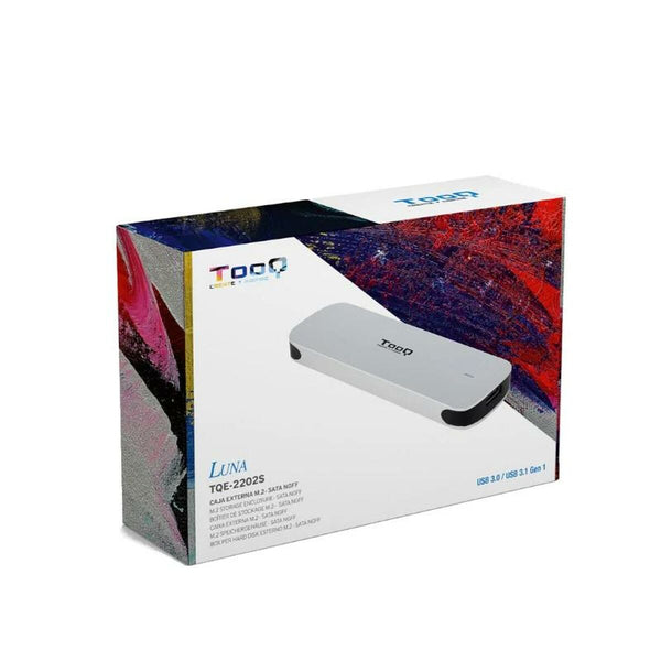 Externe Box TooQ TQE-2202S Silberfarben Stahl