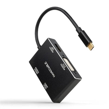 Hub USB-C NANOCABLE 10.16.4307 Schwarz