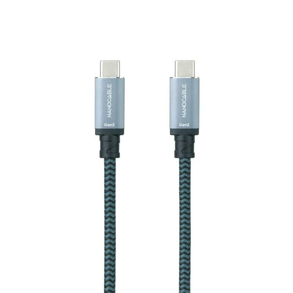 USB-C-Kabel NANOCABLE 10.01.4103-COMB 3 m Schwarz/Grau