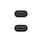 USB-C-Kabel NANOCABLE 10.01.2301-L150 Schwarz 1,5 m