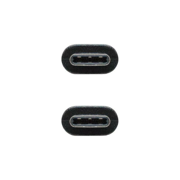 USB-C-Kabel NANOCABLE 10.01.2301-L150 Schwarz 1,5 m