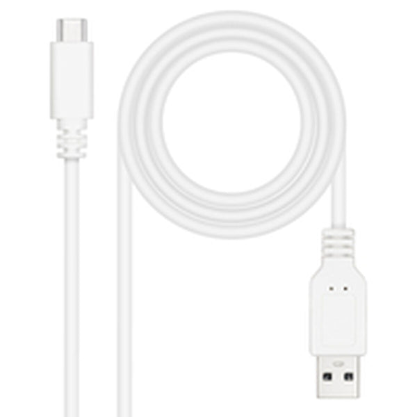 USB 2.0-Kabel NANOCABLE Weiß 3 m