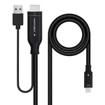 USB-C zu HDMI-Kabel NANOCABLE Schwarz 1,8 m