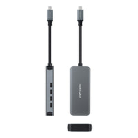 Hub USB NANOCABLE 10.16.4504 Grau
