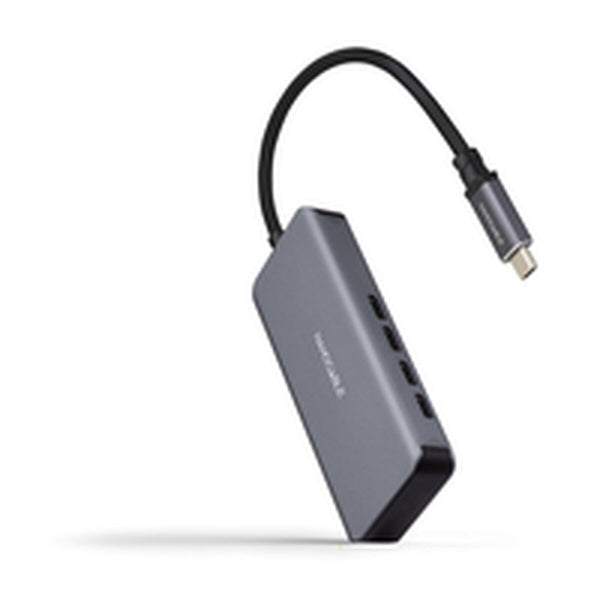 Hub USB NANOCABLE 10.16.4504 Grau