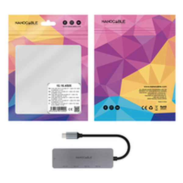 Hub USB NANOCABLE 10.16.4505 Grau