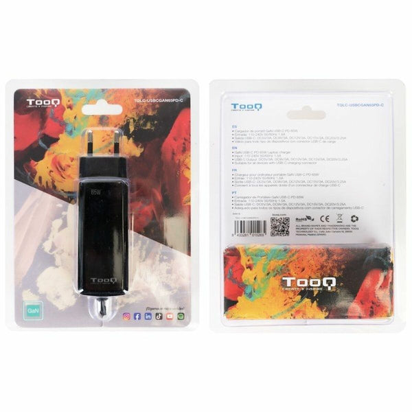 Laptopladekabel TooQ TQLC-USBCGAN65PD-C 65 W