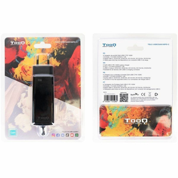 Laptopladekabel TooQ TQLC-USBCGAN100PD-C 100 W