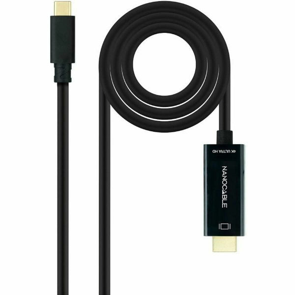 USB-C zu HDMI-Kabel NANOCABLE 10.15.5105 5 m Schwarz