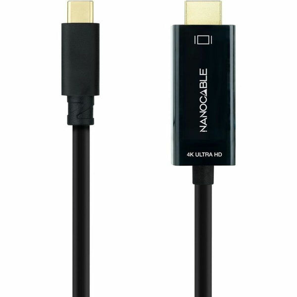 USB-C zu HDMI-Kabel NANOCABLE 10.15.5105 5 m Schwarz