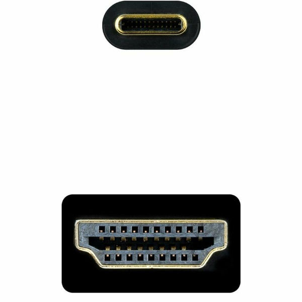 USB-C zu HDMI-Kabel NANOCABLE 10.15.5105 5 m Schwarz