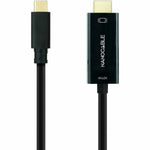 USB-C zu HDMI-Kabel NANOCABLE 10.15.5135 5 m Schwarz