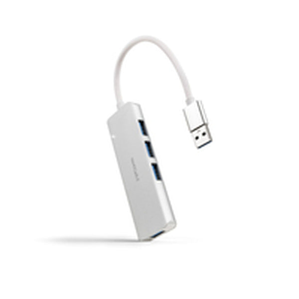 Hub USB NANOCABLE 10.16.4602 Silberfarben