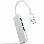 Hub USB NANOCABLE 10.16.4602 Silberfarben