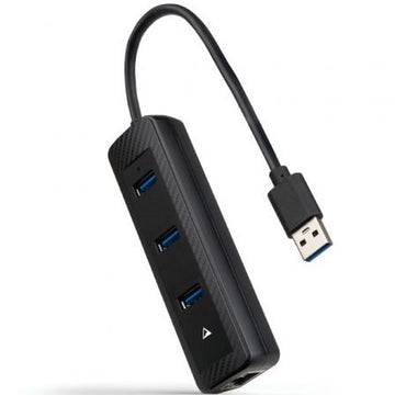 Hub USB NANOCABLE 10.16.4604 Schwarz