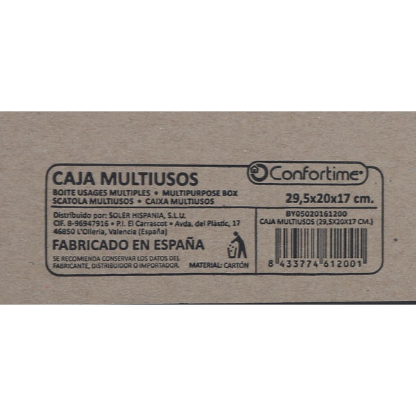 Mehrzweckbox Confortime Pappe (29,5 x 20 x 17 cm)