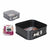Kuchenspringform Quttin Kohlenstoffstahl Schwarz 24 x 24 x 8 cm (6 Stück)