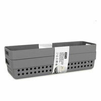 Mehrzweckkorb Confortime 144888 24 x 7,5 x 5 cm 24 x 7,5 x 7 cm 2 Stücke (36 Stück)